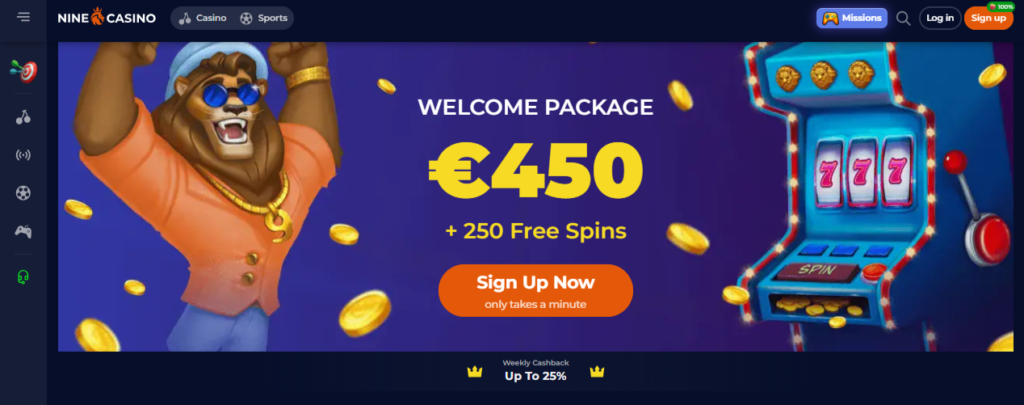 Nine Casino Bonus